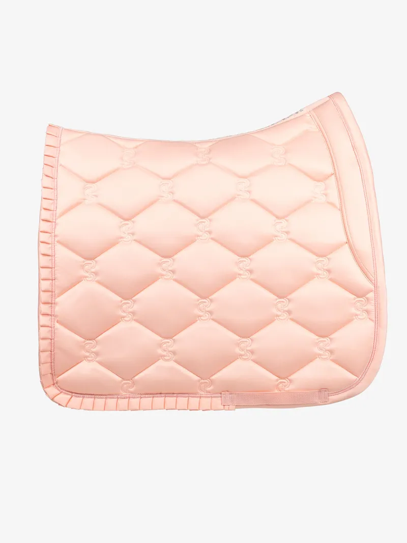 PS of Sweden Dressage Ruffle Saddle Pad - Peach-1