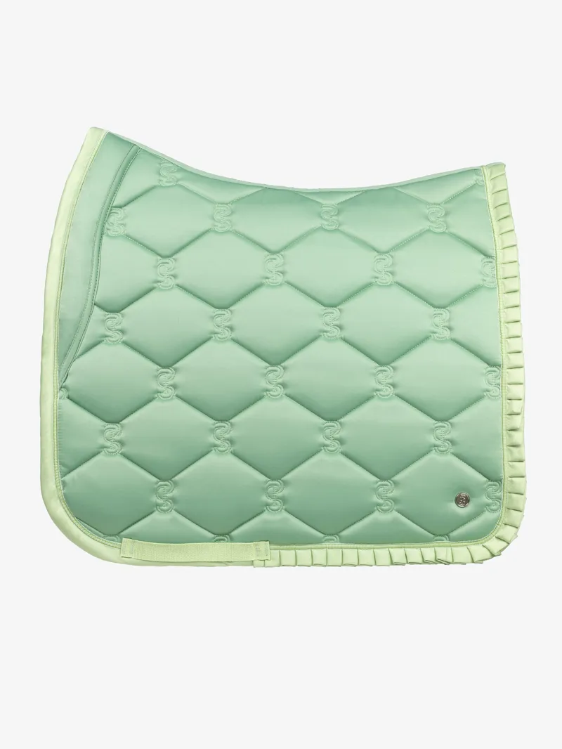 PS of Sweden Dressage Ruffle Saddle Pad - Sage Green