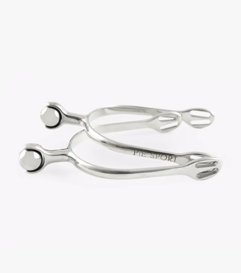 Premier Equine Stainless Steel Roller Ball Spurs One Size 