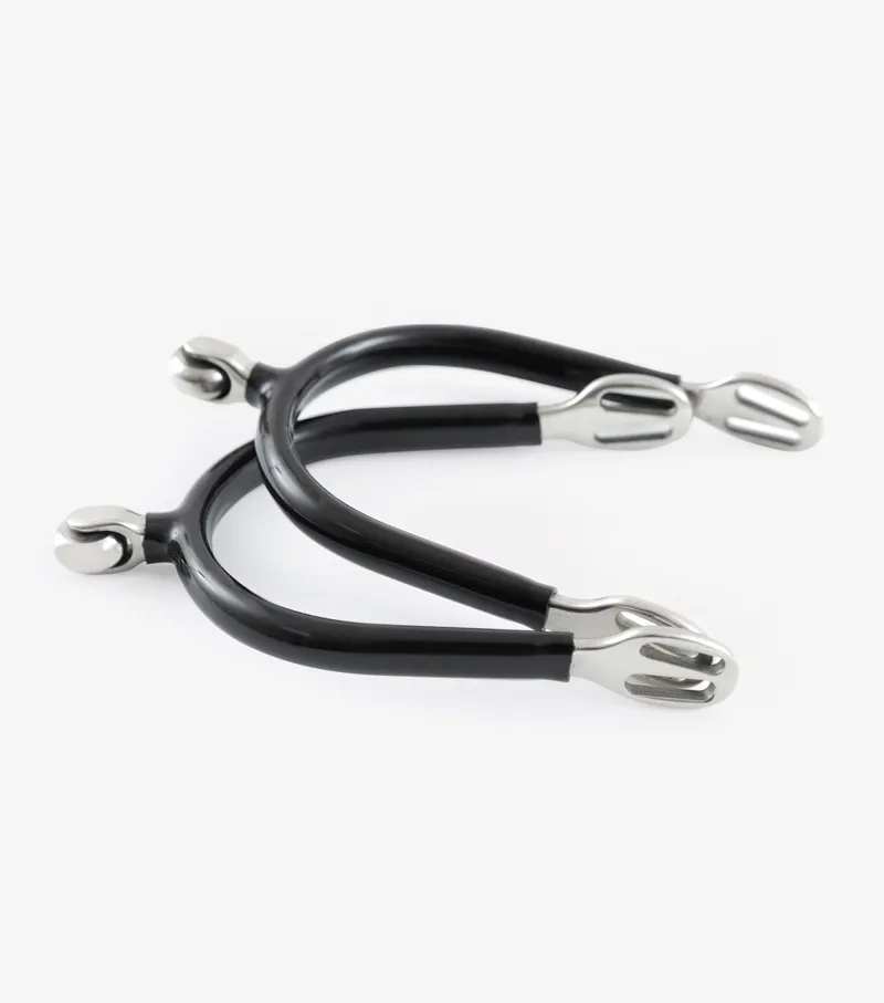 Premier Equine Rubber Covered Roller Ball Spurs 22mm 