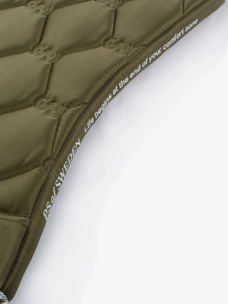 PS of Sweden Dressage Signature Saddle Pad -  Olive-1