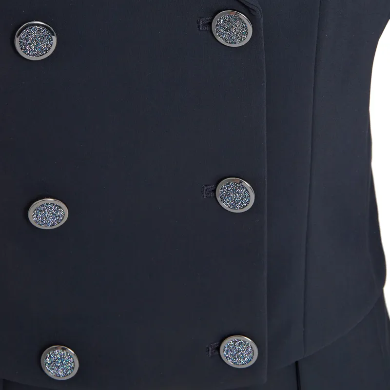 Samshield Crystal Fabric 23 Ladies Short Frac Competition Jacket - Navy-2