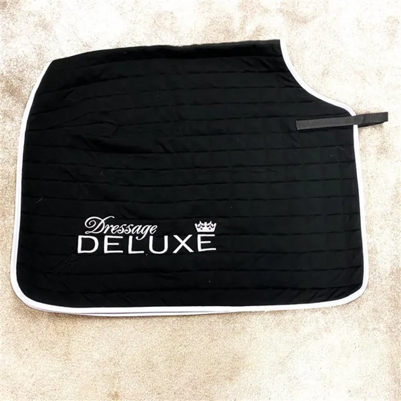 Thermatex Quarter Sheet with Deluxe Logo Black with White Binding