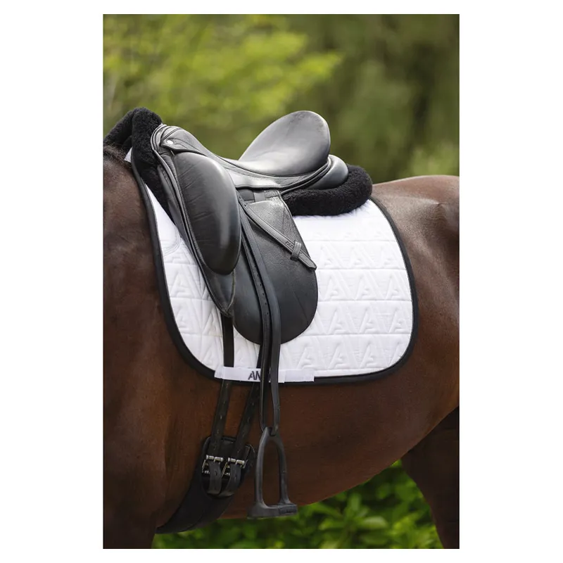 Anky Saddle Pad Twill Dressage White/Black-2