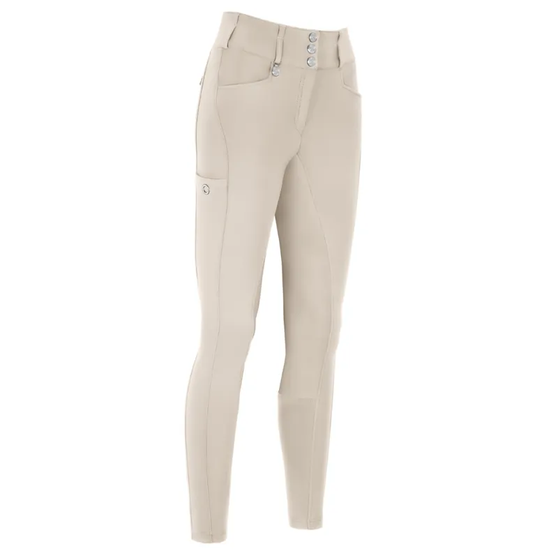 Pikeur NEW Candela Full Suede  Seat Ladies Breeches - Vanilla Cream