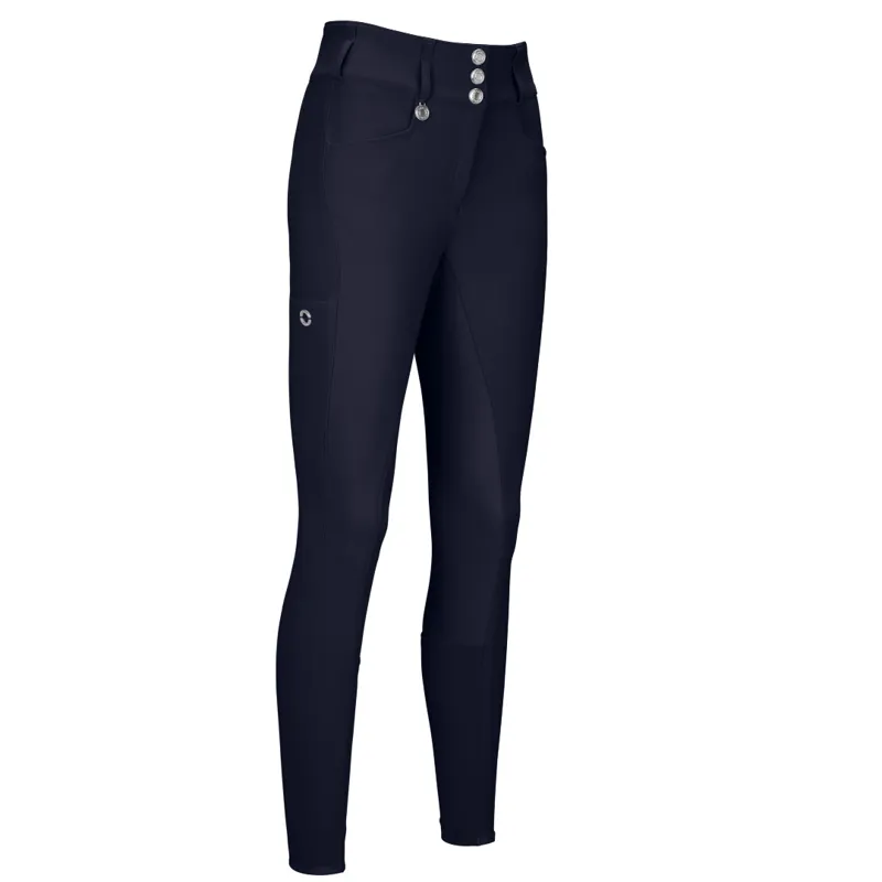Pikeur NEW Candela Full Suede Seat Ladies Breeches - Night Blue
