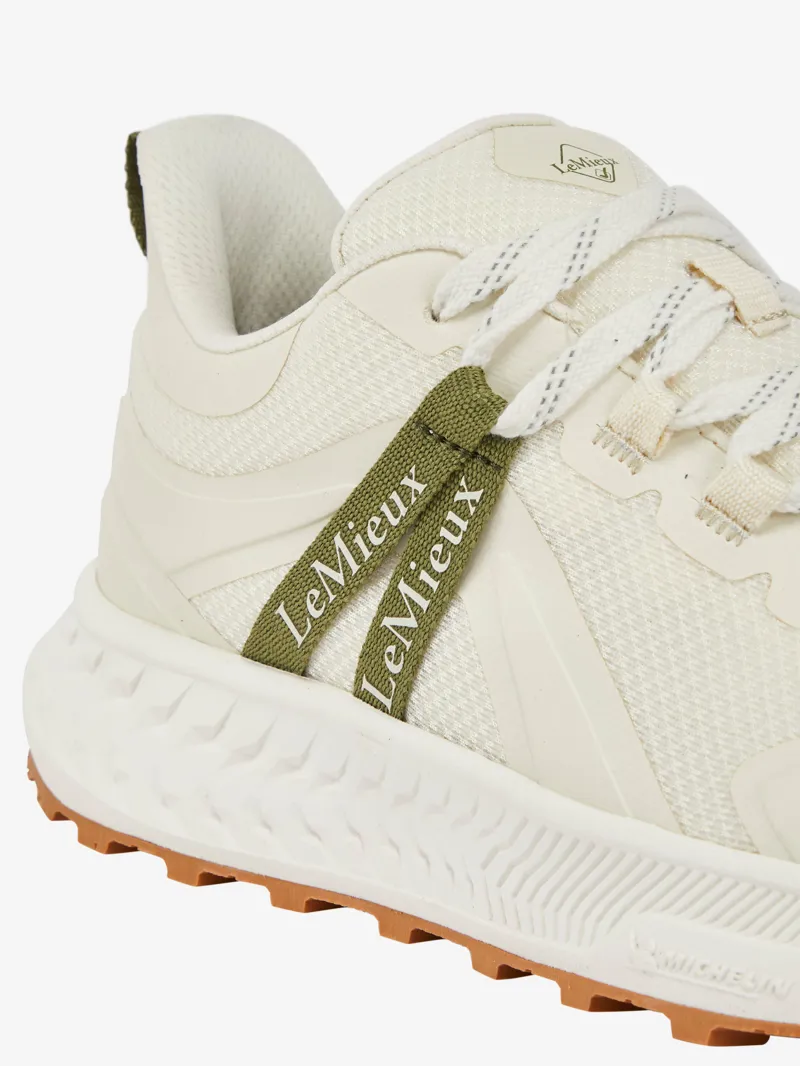LeMieux Trax Waterproof Trainer - Ecru-7