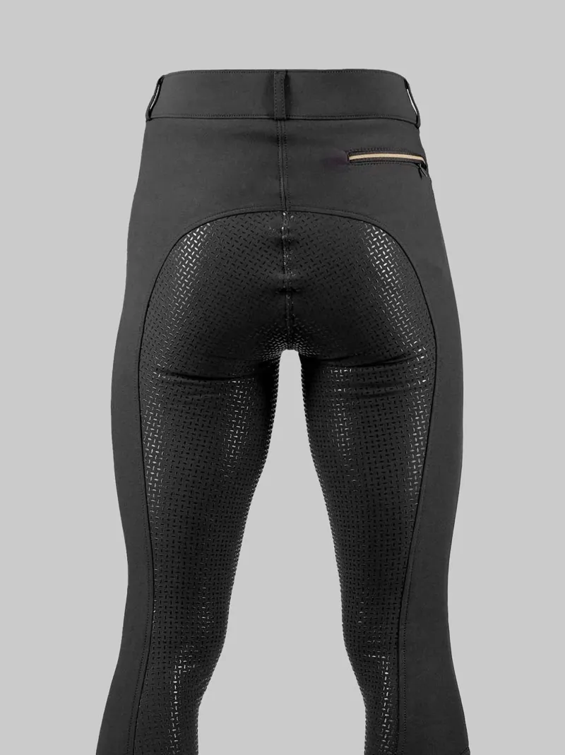 Agaso Full Grip Winter Breeches - Black-1