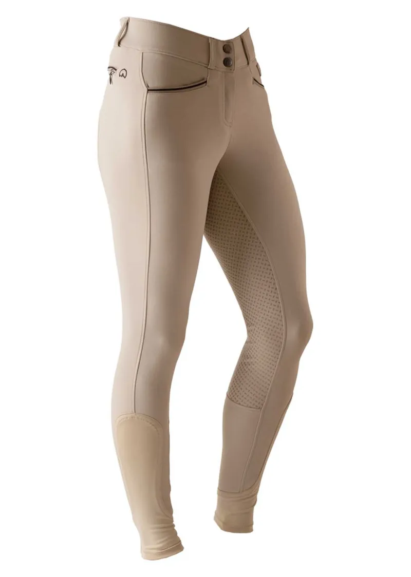 Agaso Full Grip Winter Breeches - Beige-5