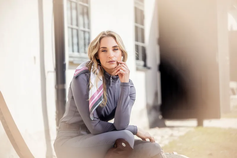 PS of Sweden Adine Scarf Roseberry-1