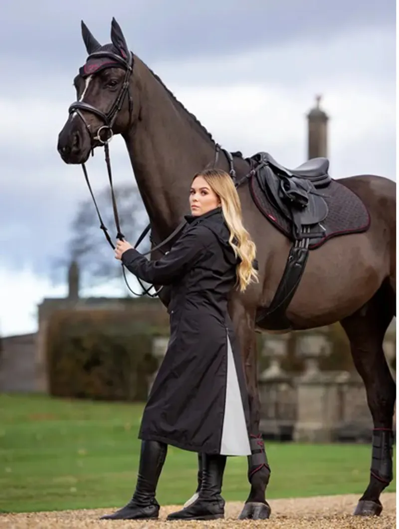 LeMieux Amelie Lightweight Riding Coat - Black-2