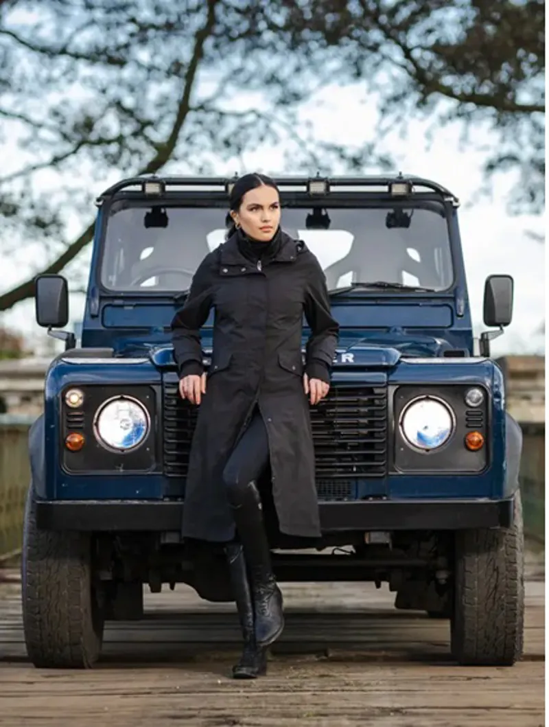 LeMieux Amelie Lightweight Riding Coat - Black-3