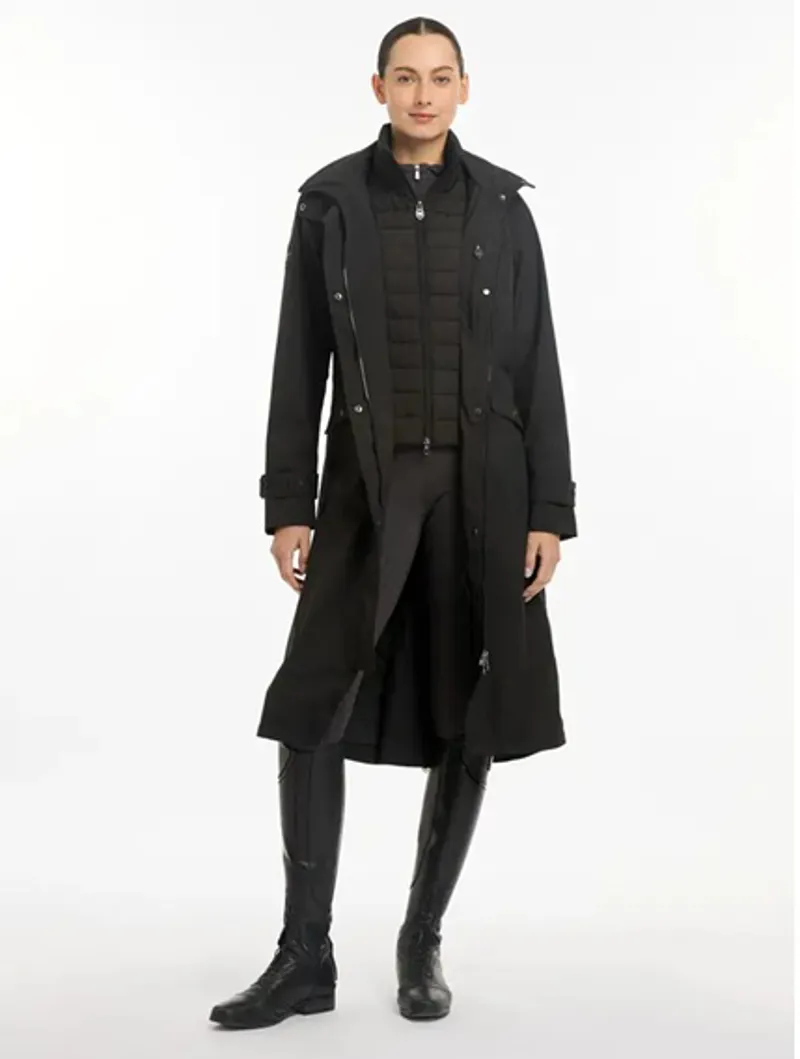 LeMieux Amelie Lightweight Riding Coat - Black-4