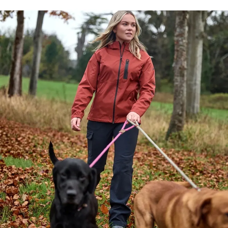 LeMieux Athena Womens Waterproof Lightweight Jacket - Russet-6