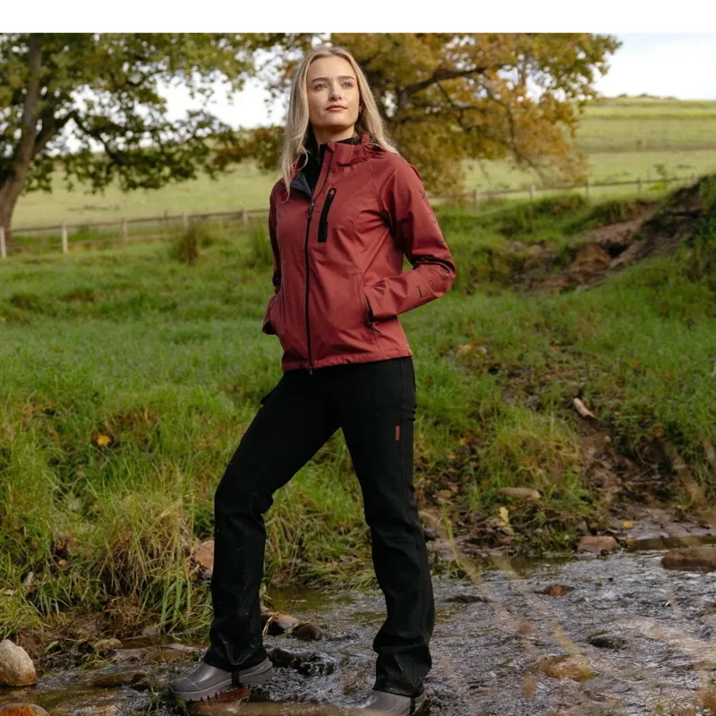 LeMieux Athena Womens Waterproof Lightweight Jacket - Russet-2