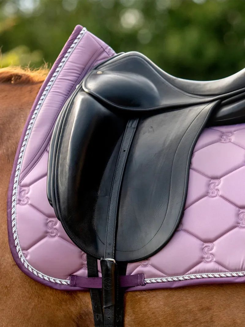 PS of Sweden Dressage Signature Saddle Pad - Purple Grape-3
