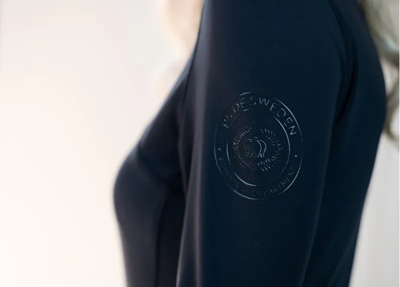 PS of Sweden Alessandra Half Zip Sweater Navy-3