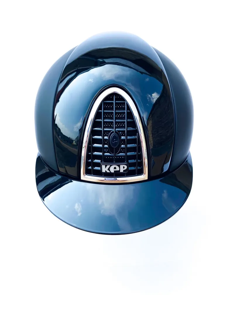 KEP Helmet Cromo Textile Polish Black-2