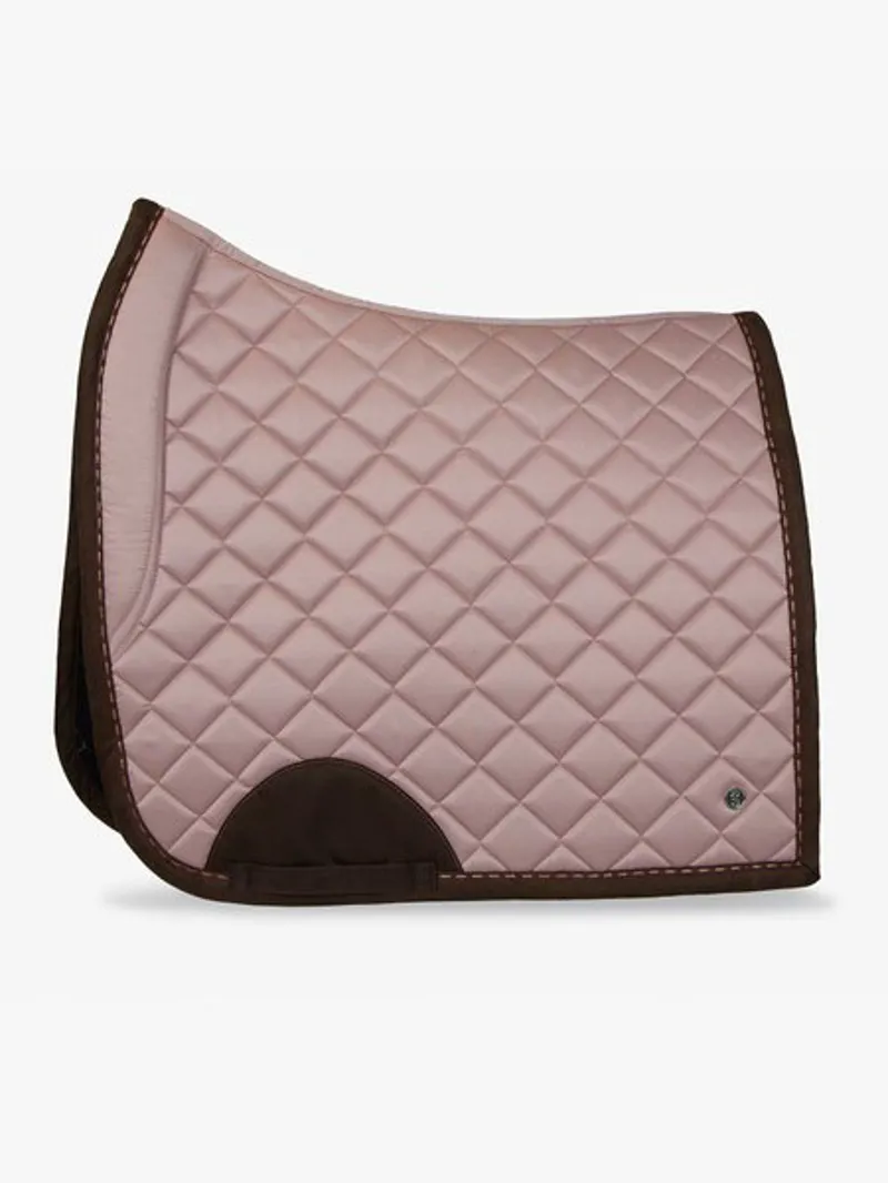 PS of Sweden Saddle Pad Dressage Brown Suede Blush