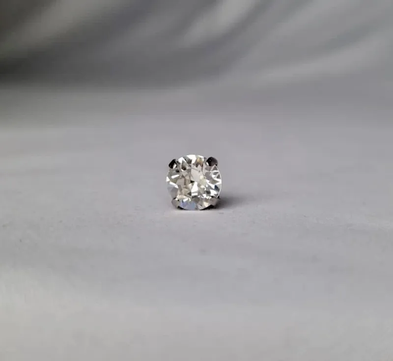 Otto Schumacher Tiffany Stock Pins - White