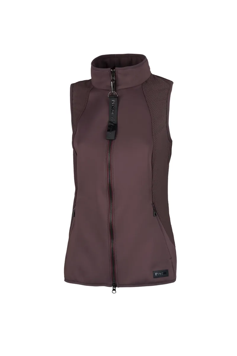 Pikeur Lin Waistcoat Light Aubergine
