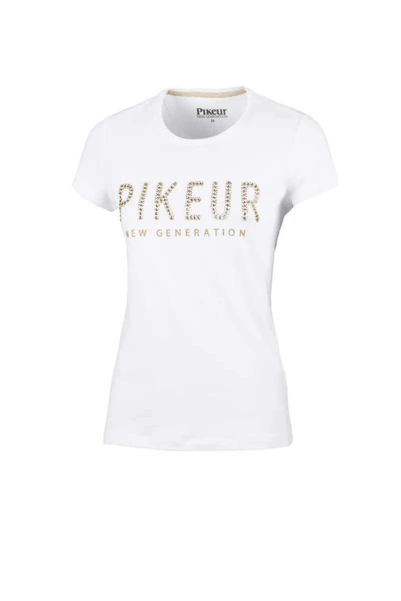 Pikeur Lene Round Neck Shirt White