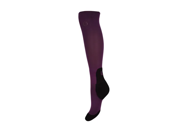 Samsheild Balzane Aimy Socks Aubergine Rose Gold-1