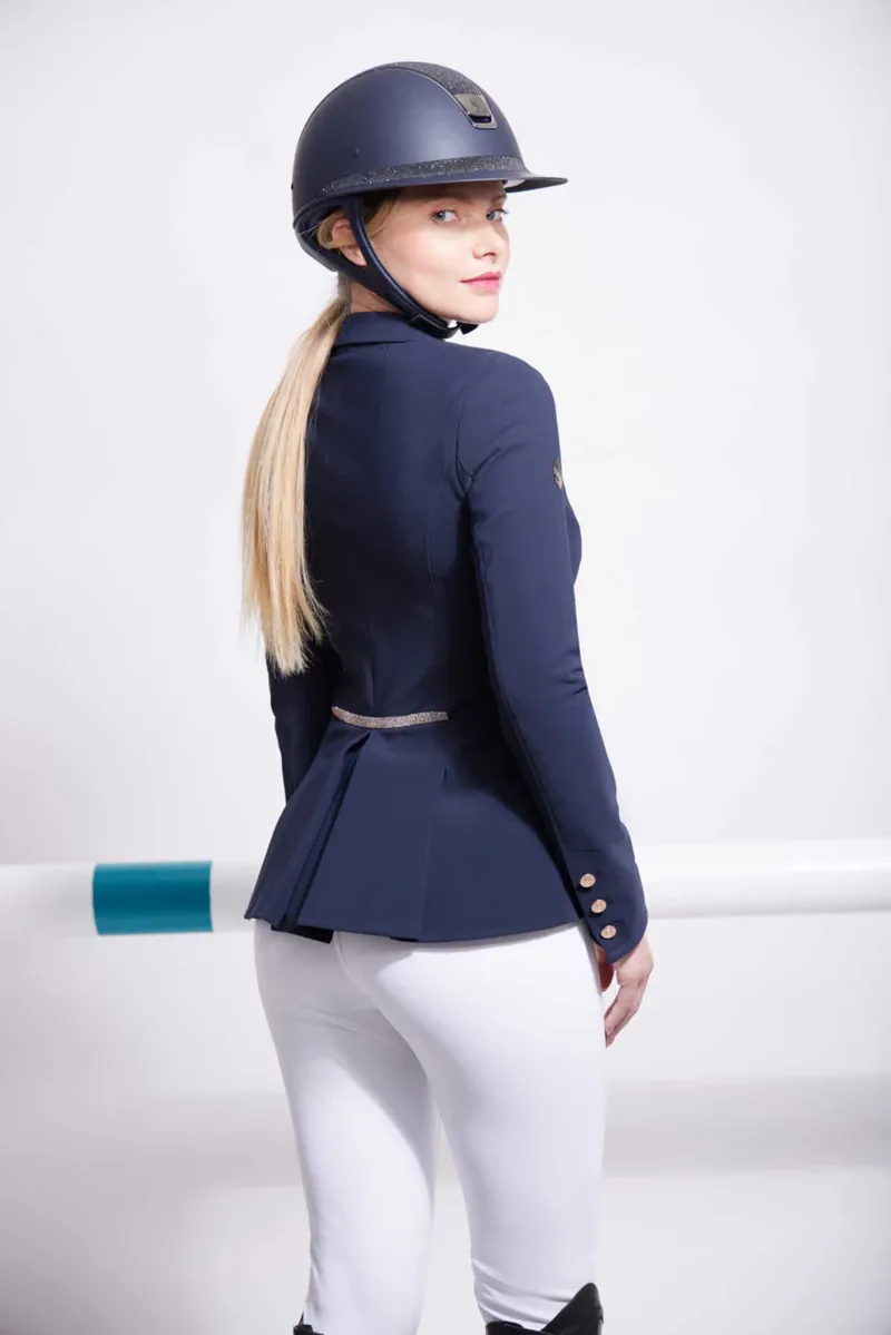 Samshield Victorine Crystal Fabric Jacket Navy - Rose Gold-1