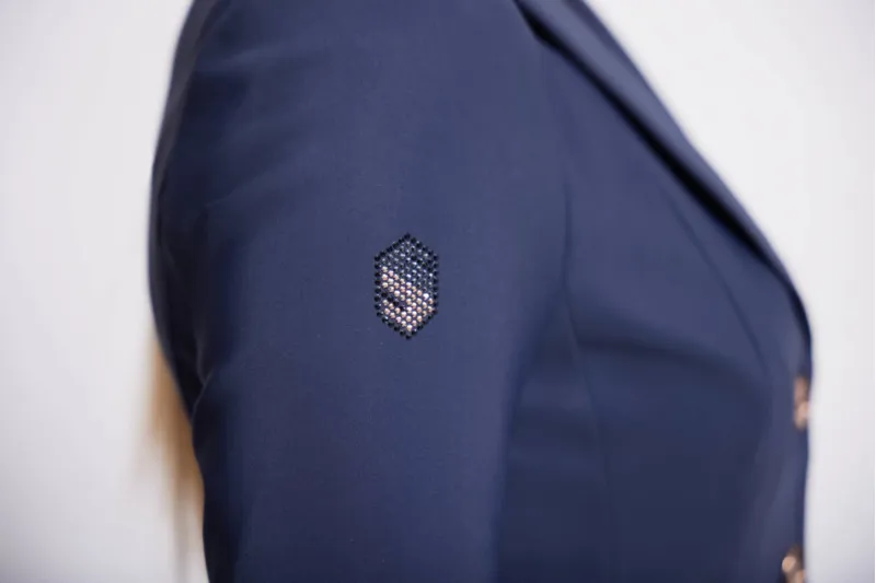 Samshield Victorine Crystal Fabric Jacket Navy - Rose Gold-4