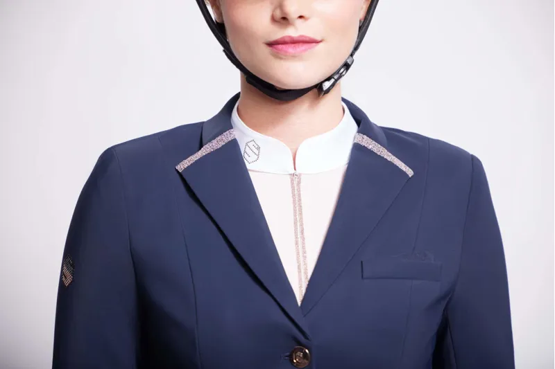 Samshield Victorine Crystal Fabric Jacket Navy - Rose Gold-5