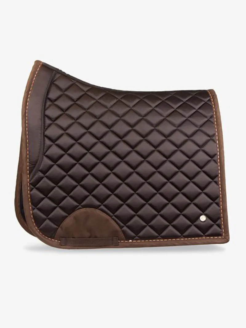 PS of Sweden Saddle Pad Dressage Brown Suede Coffee