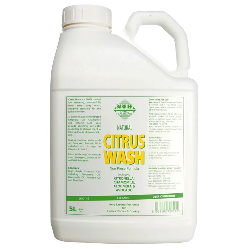 Barrier 5lt Citrus Wash