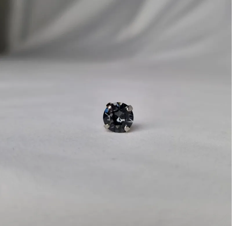 Otto Schumacher Tiffany Stock Pin - Black