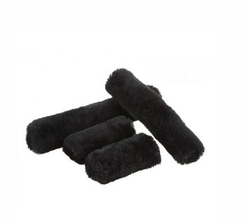 LeMieux Lambskin Headcollar Set - Black