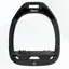 Flex-On Green Composite Ultra Grip Stirrups - Black/Black/Black Glitter