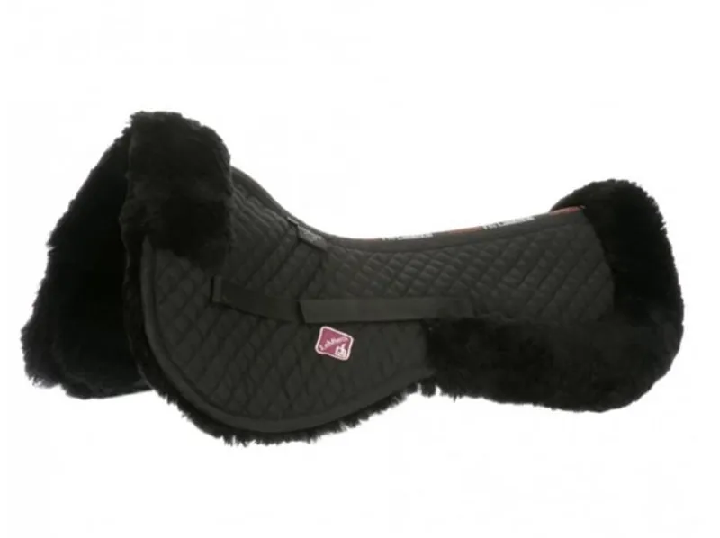 LeMieux Lambskin Pro Sorb System Half Pad in Black