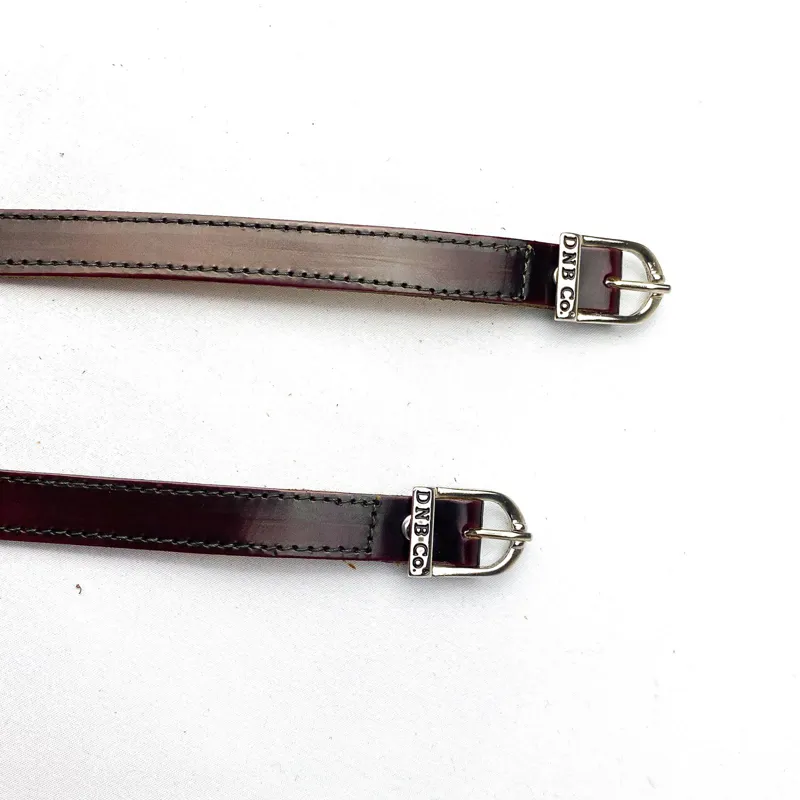 DeNiro Spur Straps Brushed Burgundy-1