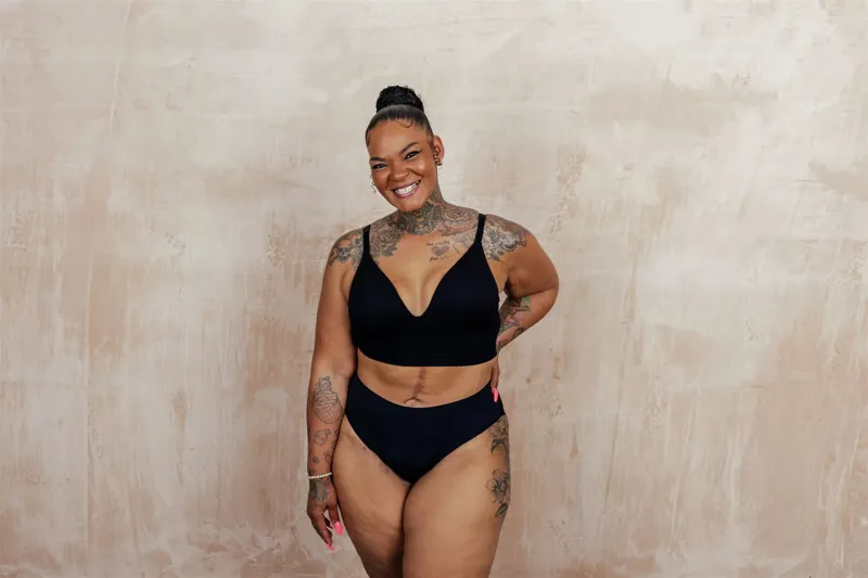 Nixibody Carla Sporty High Leg Knickers - Black-2