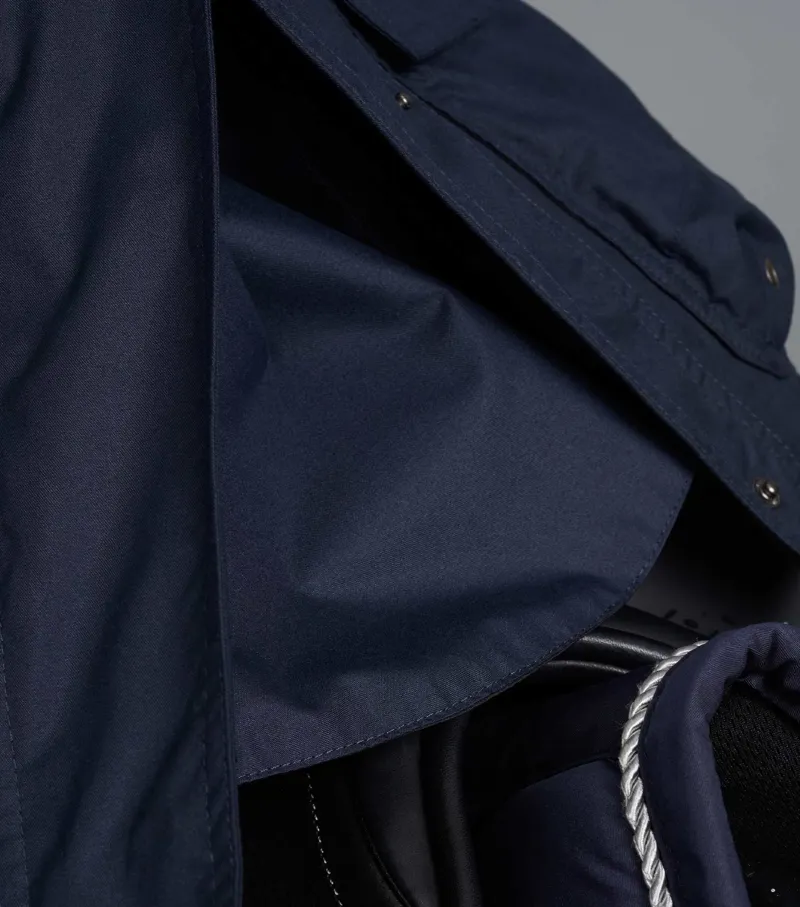 Cascata Ladies Waterproof Coat Navy -2