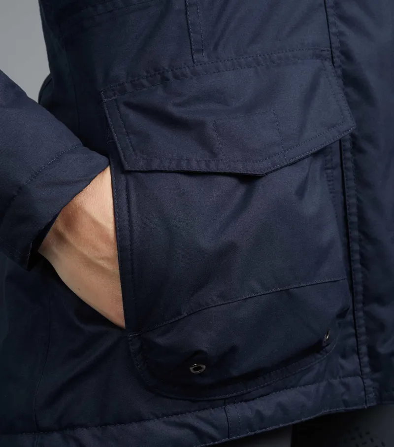 Cascata Ladies Waterproof Coat Navy -3