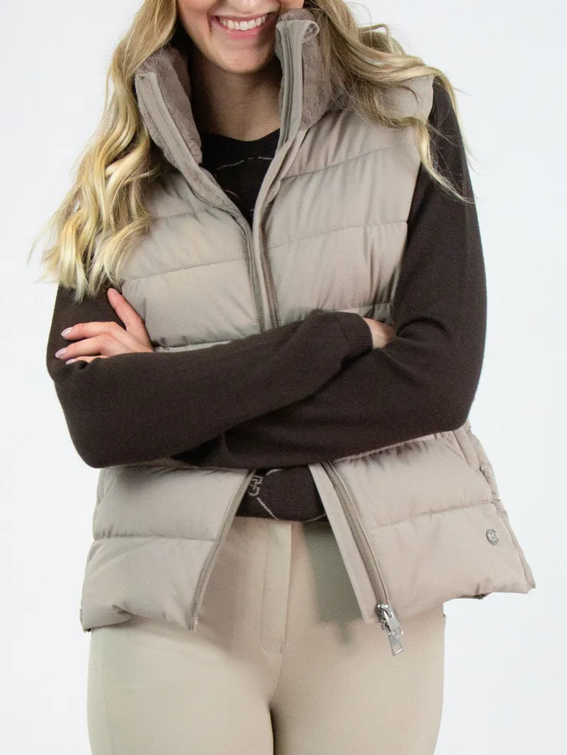 PS Of Sweden Chrissy Padded Vest Beige