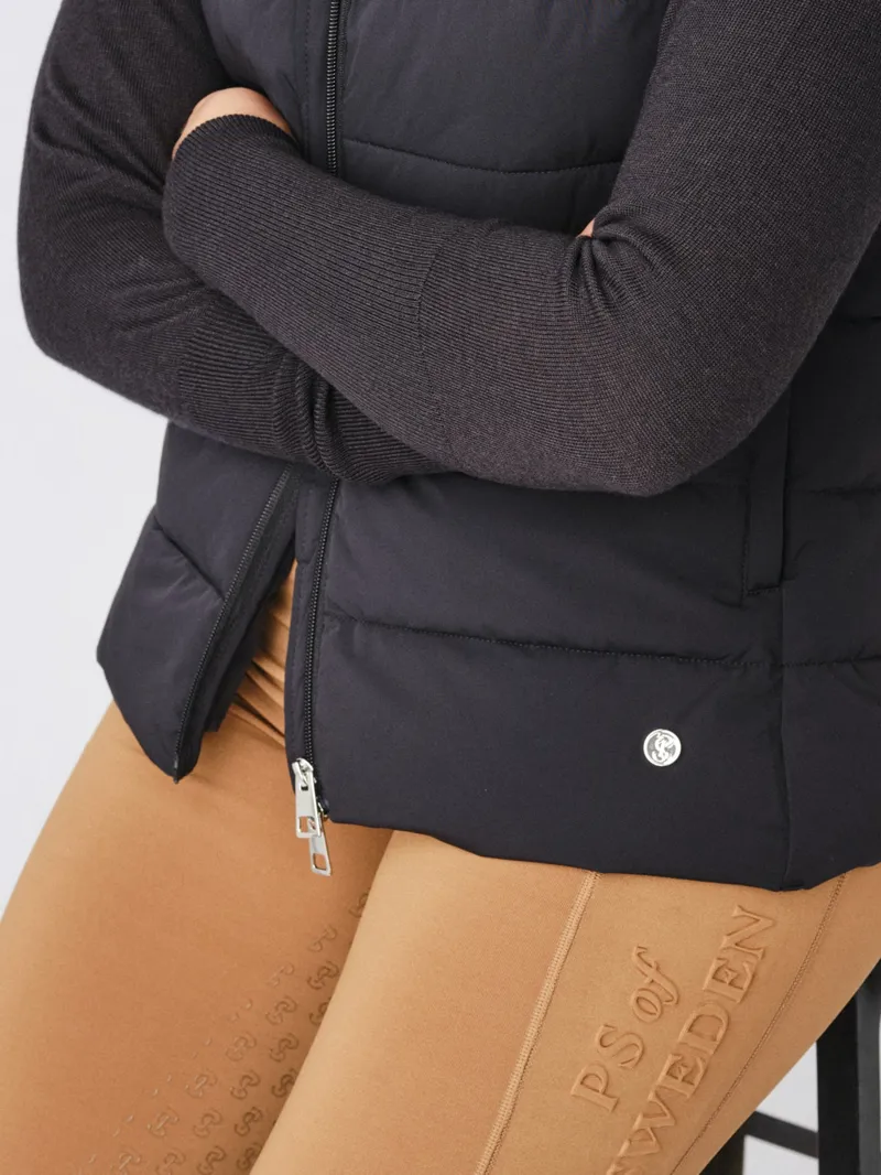 PS Of Sweden Chrissy Padded Vest Black-2