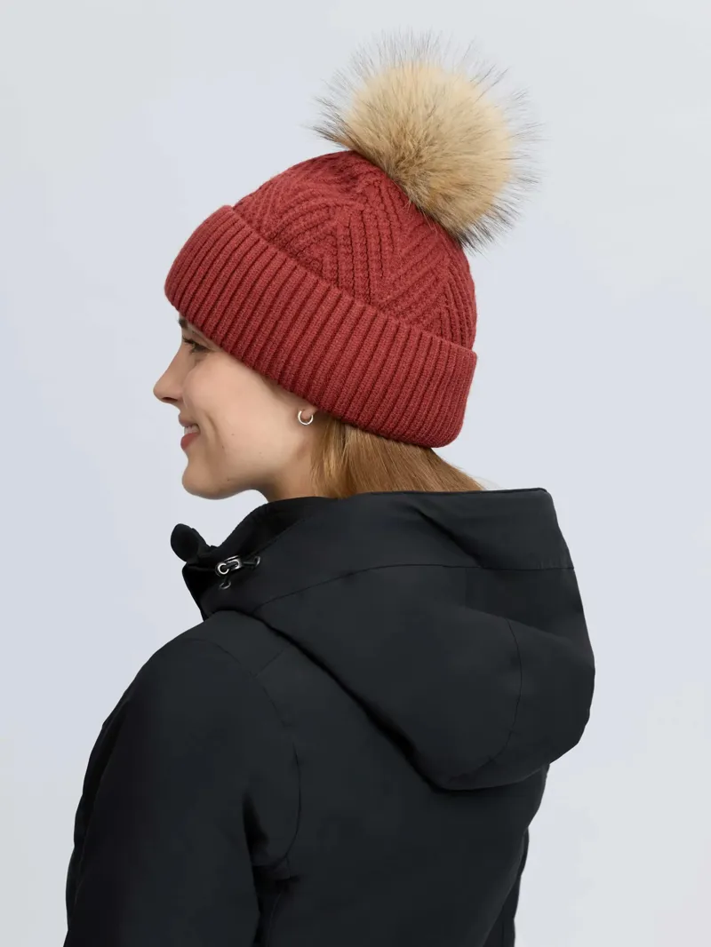 LeMieux Clara Knit Beanie - Russet-2