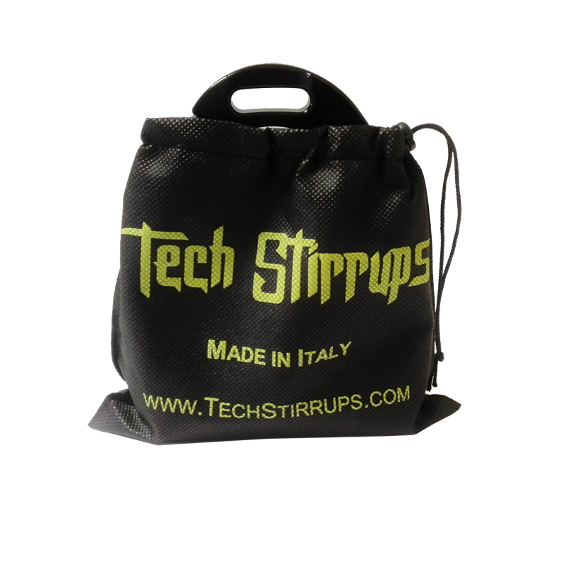 Tech Stirrup Covers Black-1