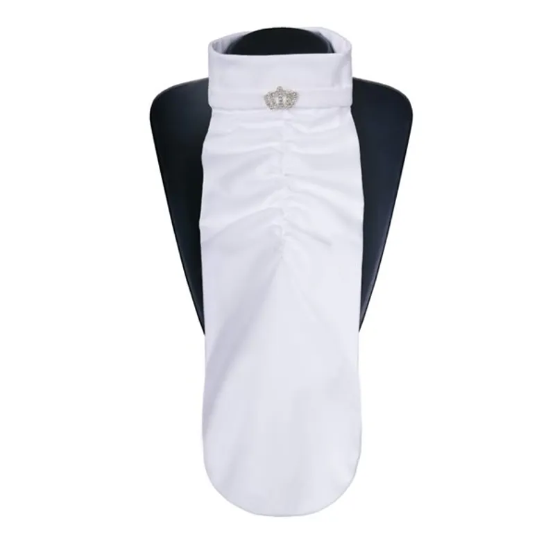 Dressage Deluxe Crown Ready Tied Stock White