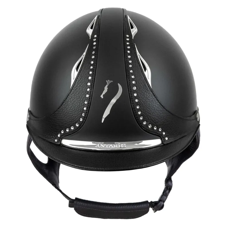 Antares Galaxy Riding Hat - Black/Black Swarovski Stones-1