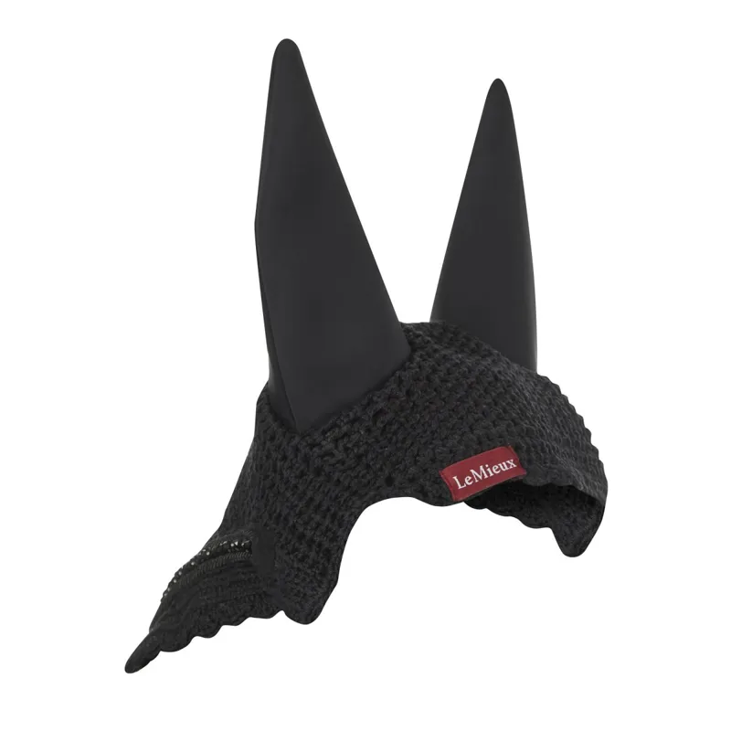 LeMieux Diamante Acoustic Fly Hood - Black-1