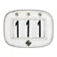 LeMieux Diamante Saddle Number Holder - White