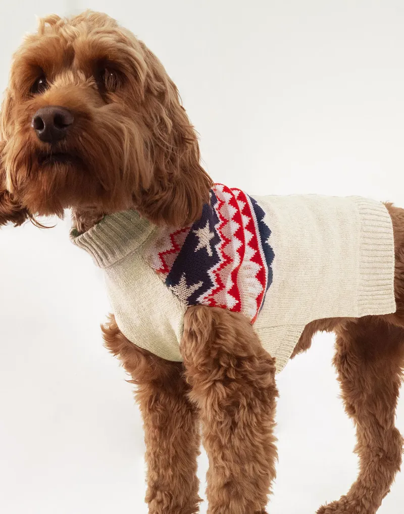 Joules Fairisle Dog Jumper