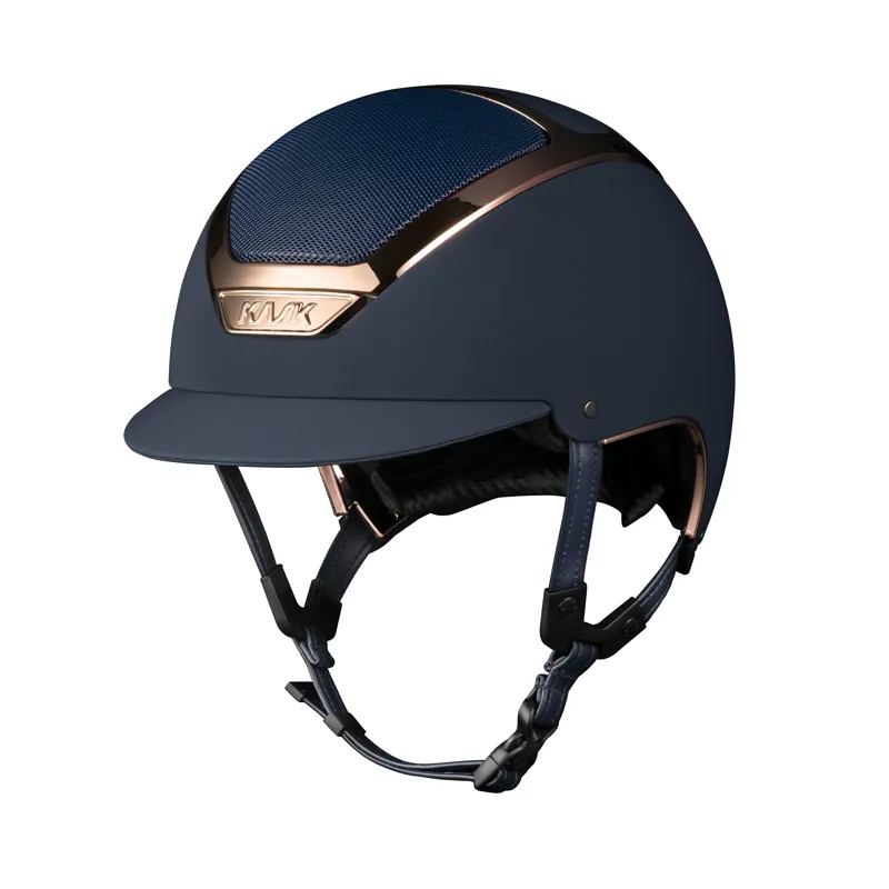 Kask Dogma Chrome Riding Helmet - Navy/Everyrose